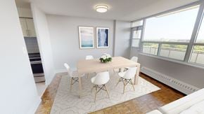 Burlington apartment for rent - Spacious dining area in a 2 Bedroom unit at 360 Torrance.