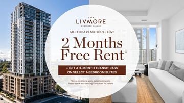 Ottawa apartment for rent - The Livmore Westboro Village