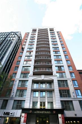Montreal apartment for rent - Welcome to Le Demetrius centrally located in Downtown Montreal.  Thumbnail click to zoom.