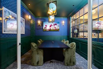 Private conference/podcast room