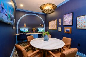 Westerville apartment for rent - A dining room with a round table and chairs.