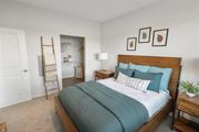 Andover apartment for rent - a bedroom with a large bed and closet