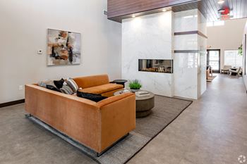 Clubhouse fireplace