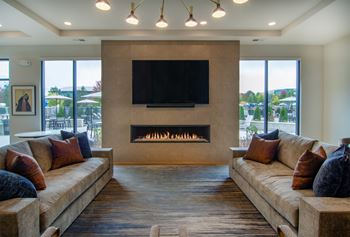 Ample sitting space in clubhouse