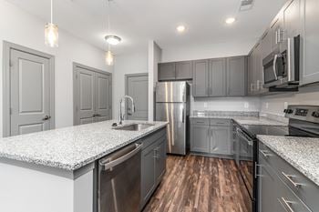 Grey cabinets