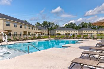 Resort style swimming pool