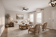 Kathleen apartment for rent - Furnished Living Room at Club Villas Apartments, Kathleen, GA, 31047
