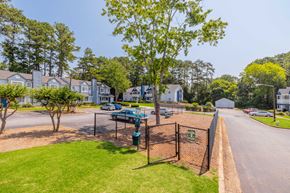 Stone Mountain apartment for rent - A residential area with houses and a playground.