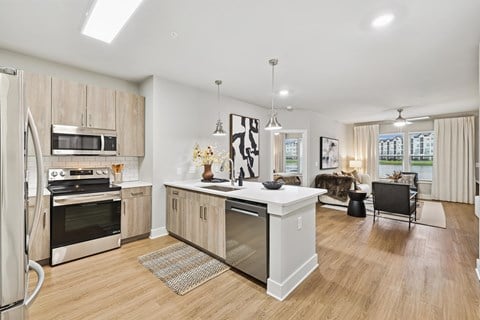Floor plan for 2 beds, 2 baths, 1265 sqft