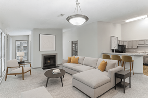 Smyrna apartment for rent - Living Room With Kitchen at Brighton Way, Smyrna, GA