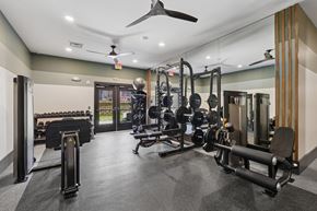 Raleigh apartment for rent - Fitness Room at The SoHo Luxury Apartments, Raleigh, NC, 27603