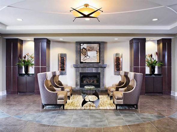 Gaithersburg apartment for rent - Fireplace Lounge at Hidden Creek, Gaithersburg, MD, 20877