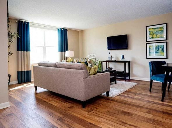 Hendersonville apartment for rent - Living room at Ventana at The Lake, Hendersonville, TN 37075.