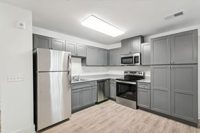 North Augusta apartment for rent - A kitchen at The Parker North Augusta, North Augusta, SC, 29841