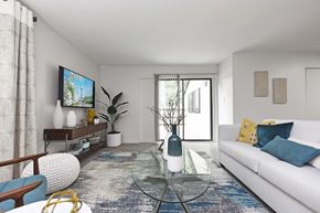 Knoxville apartment for rent - Warm And Inviting Living Room at Kinley Lofts, Knoxville, Tennessee
