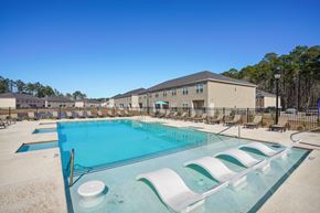 Bloomingdale apartment for rent - Resort style pool with lounge chairs  at The Meadows, Georgia