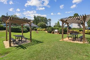 Marietta apartment for rent - Picnic tables and pergolas at The Taylor, Marietta, GA.