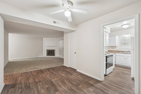 Floor plan for 1 bed, 1 bath, 825 sqft