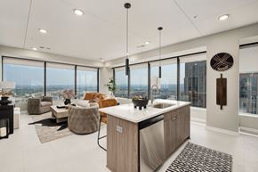 Birmingham apartment for rent - Kitchen And Living Area at The 600 Apartments, Birmingham, AL