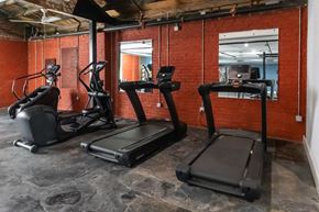 Richmond apartment for rent - two treadmills and other exercise equipment in a gym