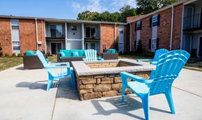 Newport News apartment for rent - our apartments are located in a building with a fire pit