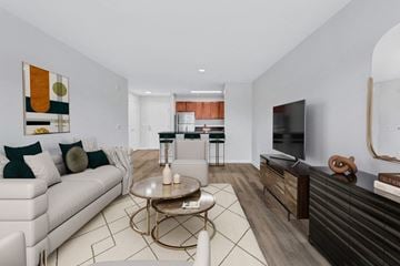 Laurel apartment for rent - a living room with a couch and a table