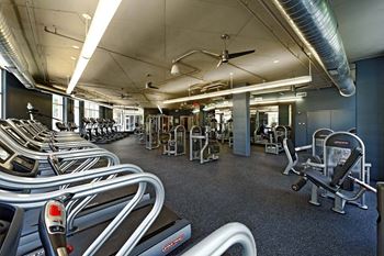 Expansive fitness center
