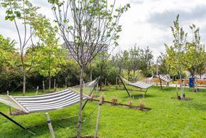 Falls Church apartment for rent - mission lofts outdoor hammocks