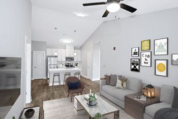 Vaulted ceiling