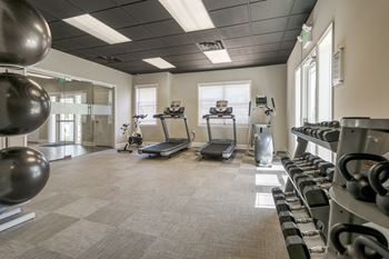 Strengthen – fully-equipped fitness center with cardio equipment & free weights
