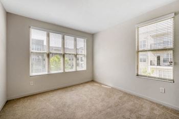 Carpeted bedrooms