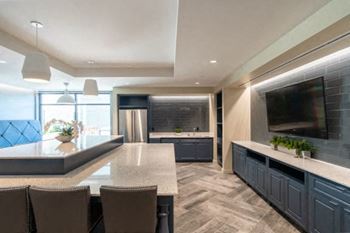 Relaxing private clubroom with rooftop terrace