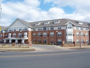 St. Louis apartment for rent - an apartment building on the corner of a street