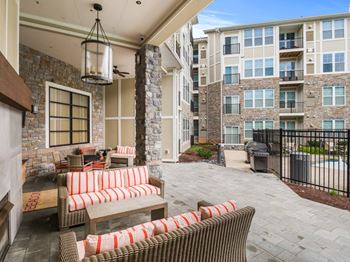 Courtyard patio