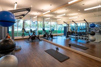 Fitness center & yoga room open 24/7
