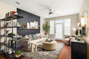 Ceiling fans in living and bedrooms*
