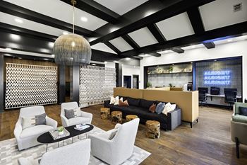 24-Hour media lounge with co-working spaces