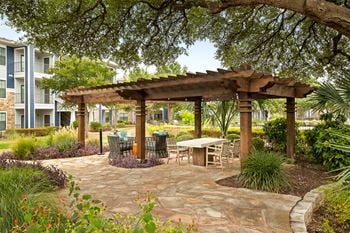 Covered picnic and grilling area