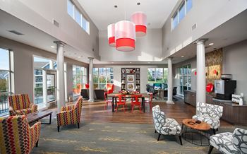Meeting space and starbucks coffee lounge