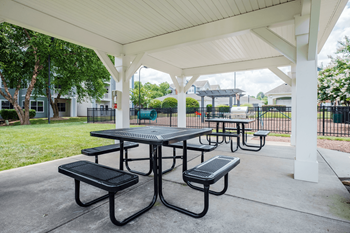 Picnic pavilion with grills