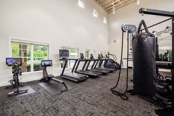 Brand new 24-hour cardio and strength training fitness center with peloton and yoga studio