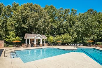 Resort-style pool with sundeck