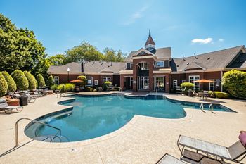 Resort-style pool with sundeck