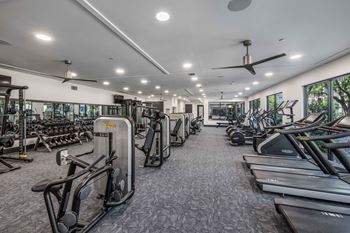 24-Hour cardio and strength training fitness center with peloton bike and more!