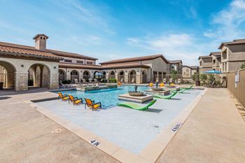 Resort-style pool
