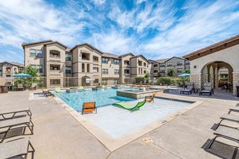 Resort-style pool
