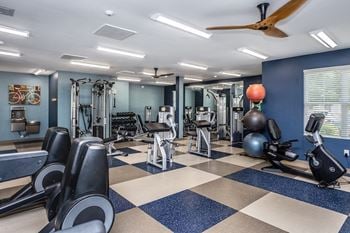 24-Hour cardio/strength fitness center with lifefitness interactive cardio equipment—virtual trainer, smartphone connectivity, and more!