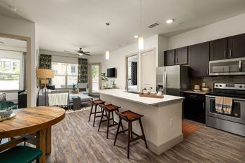 Kitchen with premium finishes