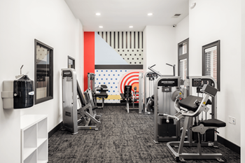 24-Hour cardio and strength training fitness center with peloton