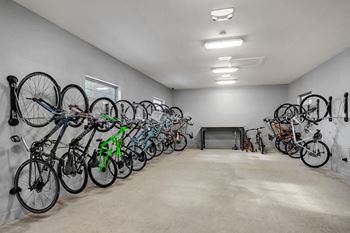 Bike storage area